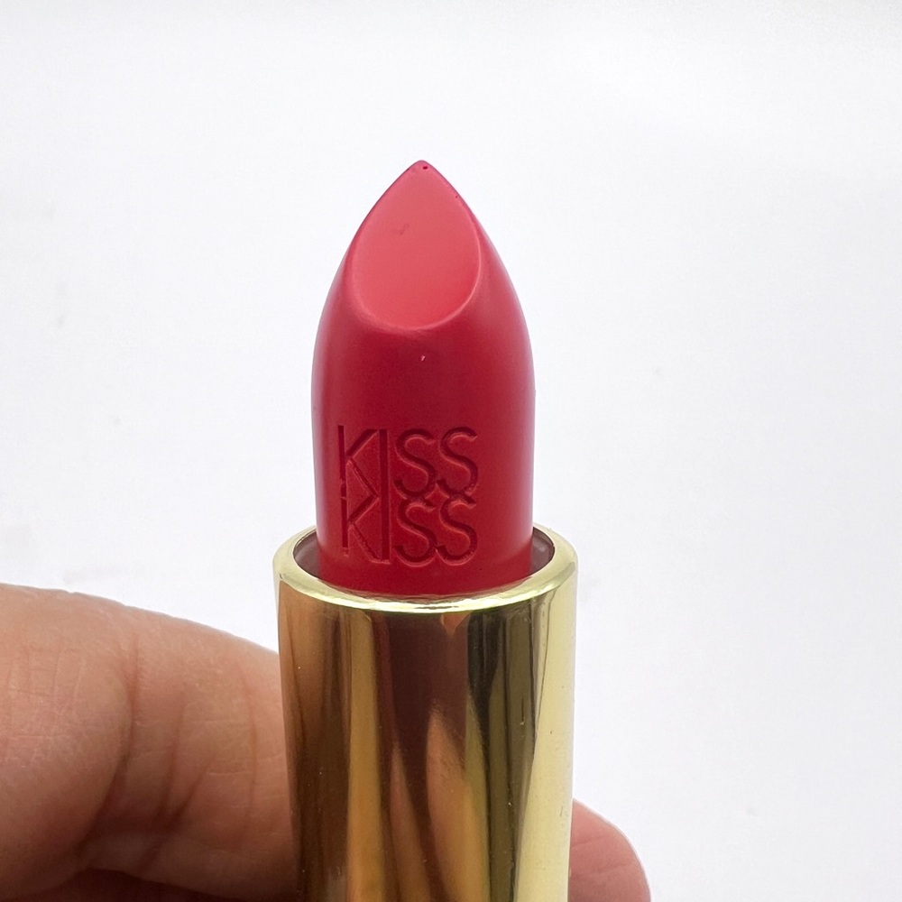 Guerlain KissKiss Lipstick 345 Orange Fizz – Made in France- Brand new